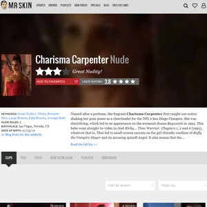 Charisma Carpenter, Nude Celebrities List