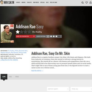 Addison Rae, Nude Celebrities List