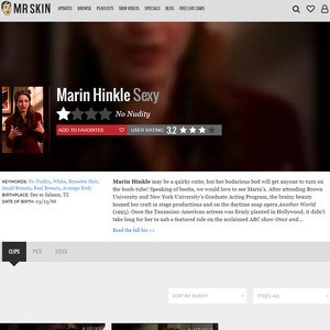 Marin Hinkle, Nude Celebrities List