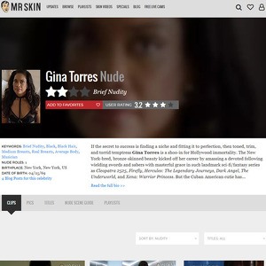 Gina Torres, Nude Celebrities List