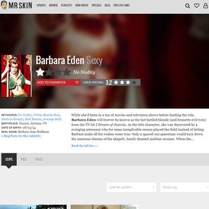 Barbara Eden, Nude Celebrities List