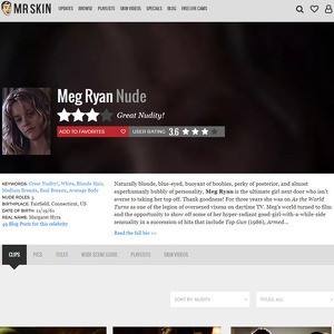 Meg Ryan, Nude Celebrities List