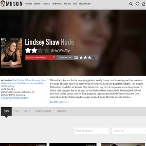 Lindsey Shaw, Nude Celebrities List