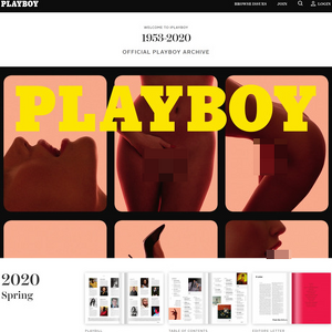 Playboy Magazines, Premium Vintage Porn Sites
