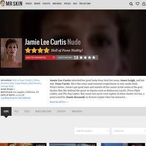 Jamie Lee Curtis, Nude Celebrities List