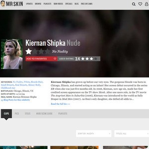 Kiernan Shipka, Nude Celebrities List