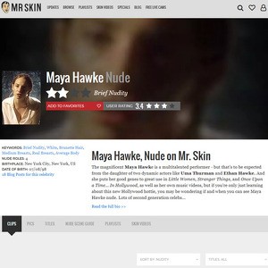 Maya Hawke, Nude Celebrities List