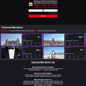 SwingersDateClub, Hookup Sites