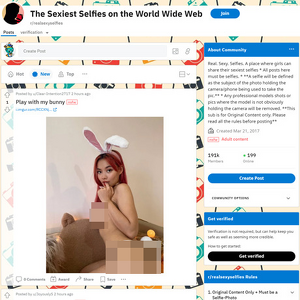 Real Sexy Selfies, Reddit NSFW List