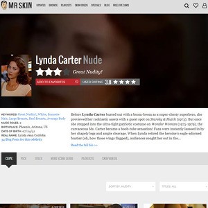 Lynda Carter, Nude Celebrities List