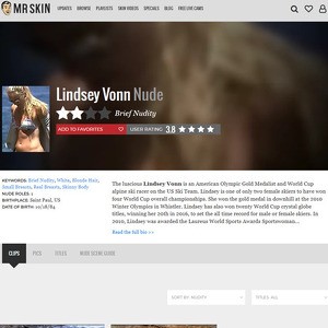 Lindsey Vonn, Nude Celebrities List