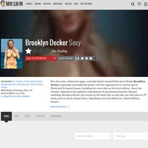 Brooklyn Decker, Nude Celebrities List