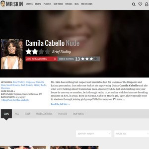 Camila Cabello, Nude Celebrities List