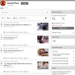 Reddit Taboo Porn, Reddit NSFW List