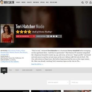 Teri Hatcher, Nude Celebrities List
