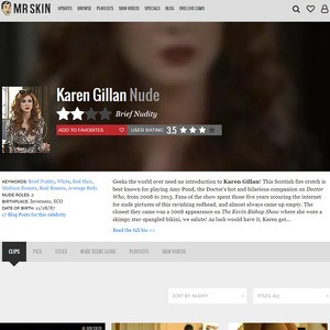Karen Gillan, Nude Celebrities List