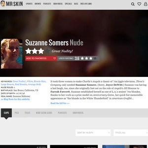 Suzanne Somers, Nude Celebrities List