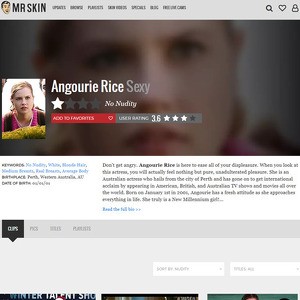 Angourie Rice, Nude Celebrities List