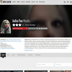 Julia Fox, Nude Celebrities List