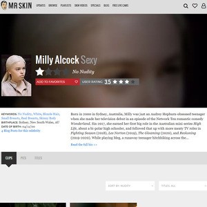 Milly Alcock, Nude Celebrities List