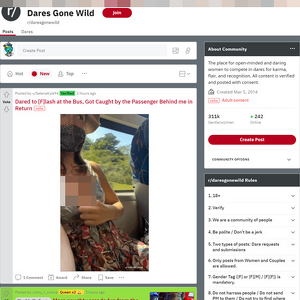 Reddit Dares Gone Wild, Reddit NSFW List