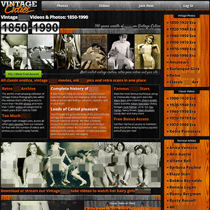 Vintage Cuties, Premium Vintage Porn Sites
