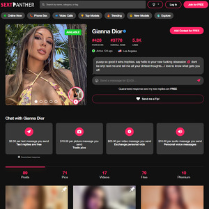 Gianna Dior, Best SextPanther Models List