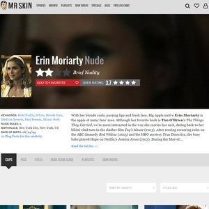 Erin Moriarty, Nude Celebrities List