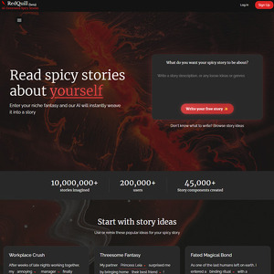 RedQuill, AI Erotic Story Generators