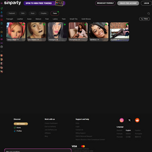 SinParty Trans, Live Trans Sex Cams