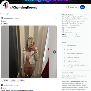 Reddit Changing Rooms, Reddit NSFW List