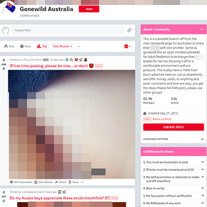 GWAustralia, Reddit NSFW List