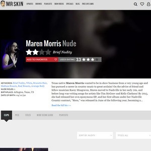 Maren Morris, Nude Celebrities List