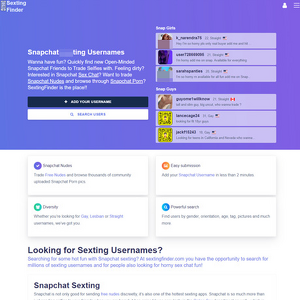SextingFinder, Sex Chat Sites
