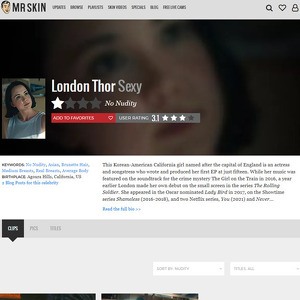 London Thor, Nude Celebrities List