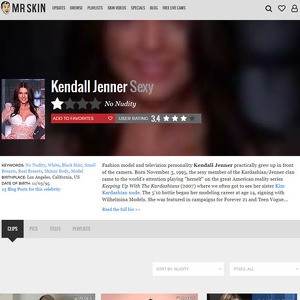 Kendall Jenner, Nude Celebrities List