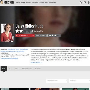 Daisy Ridley, Nude Celebrities List
