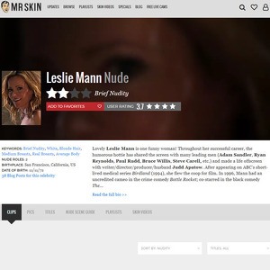 Leslie Mann, Nude Celebrities List