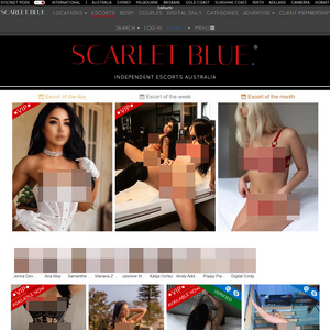 Scarlet Blue, Escort Sites