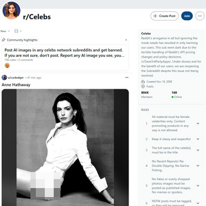 Reddit Celebs, Reddit NSFW List