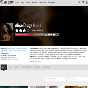Alice Braga, Nude Celebrities List
