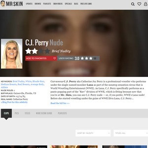 CJ Perry, Nude Celebrities List