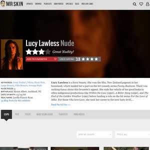 Lucy Lawless, Nude Celebrities List