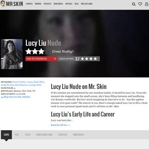 Lucy Liu, Nude Celebrities List
