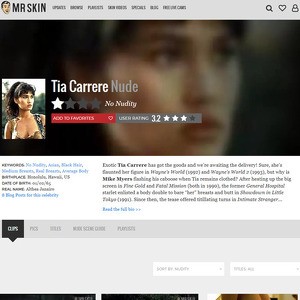 Tia Carrere, Nude Celebrities List