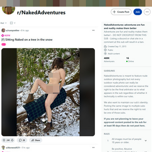 Reddit Naked Adventures, Reddit NSFW List