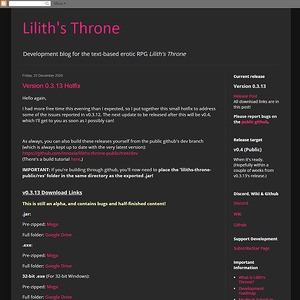 Lilith's Throne, Free Sex Games