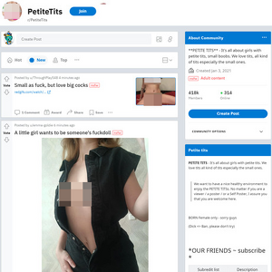 Petite Tits, Reddit NSFW List