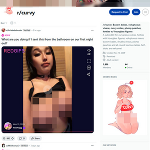 Curvy, Reddit NSFW List