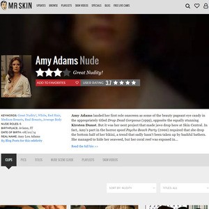 Amy Adams, Nude Celebrities List